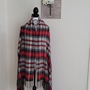 ❣ ZIGHILLI PLAID PONCHO ❣
